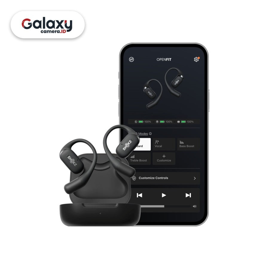 Shokz OpenFit Wireless Open Ear TWS Earphone Open fit Garansi TAM
