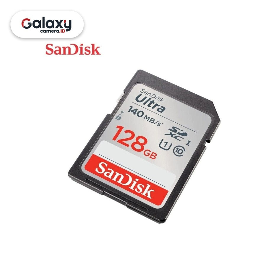 Memory SDXC Sandisk Ultra 128GB 140mb/s Memori SD Card Original