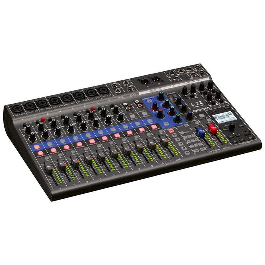 Zoom LiveTrak L-12 Channel Digital Mixer & Multitrack Recorder L12