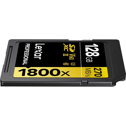 Memory SDXC Lexar Professional 128GB 1800x UHS-II