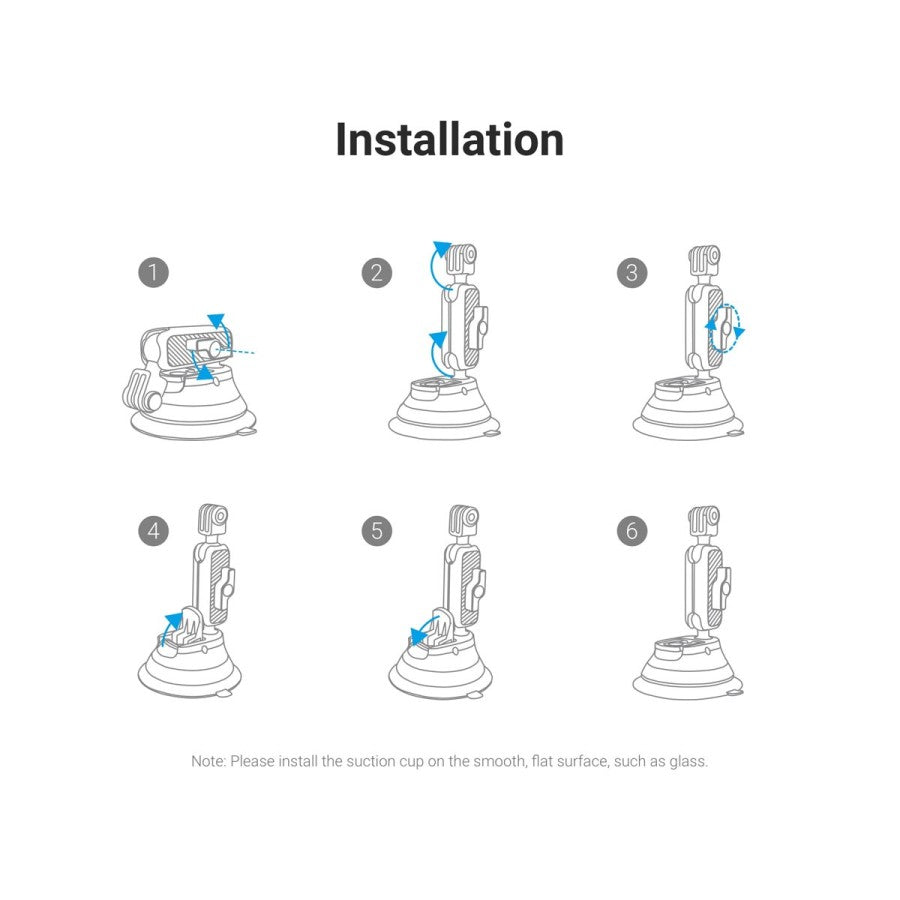Insta360 Suction Cup Car Mount For ONE X2/ONE R/ONE X/ONE