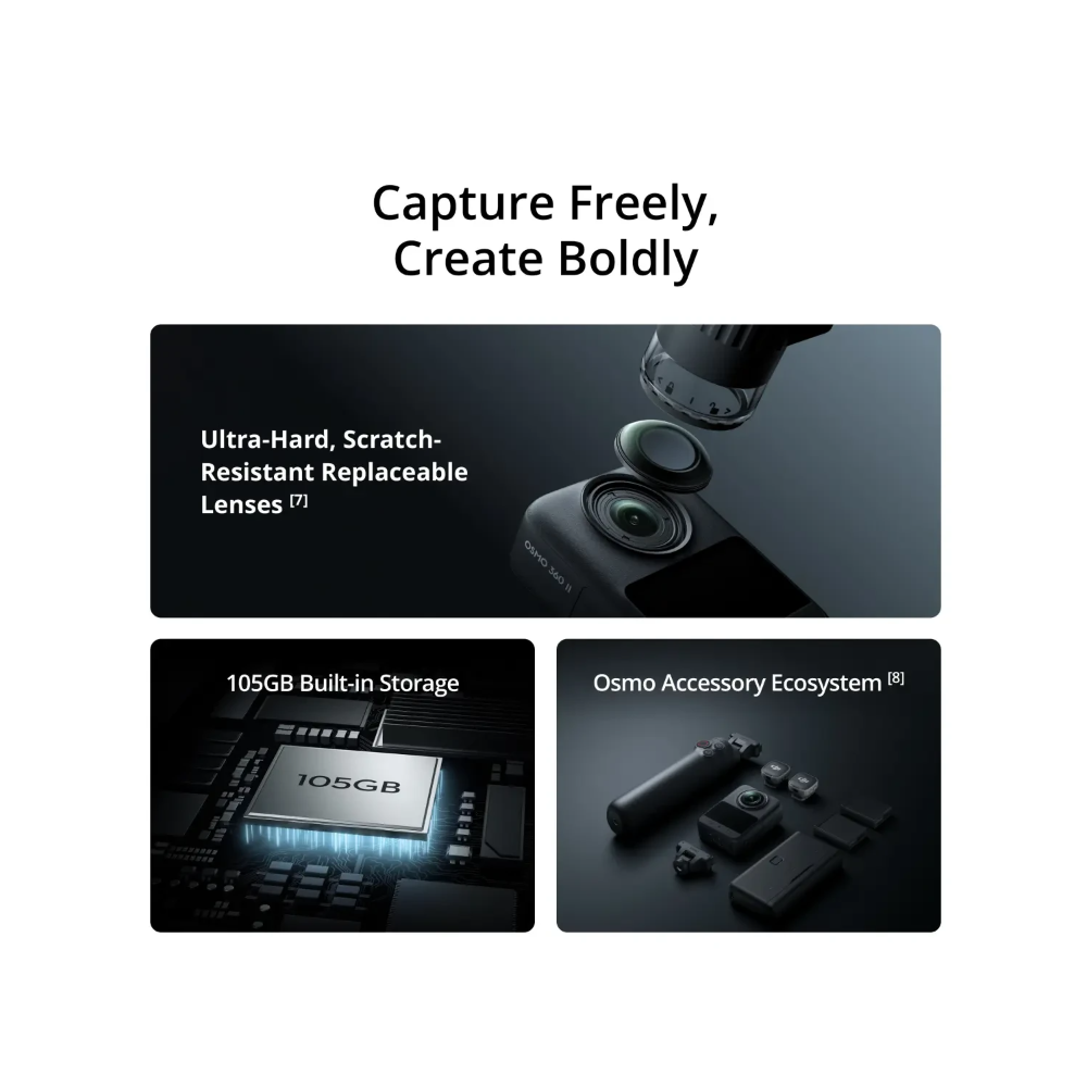 DJI Osmo 360 II Camera Action Cam 8K