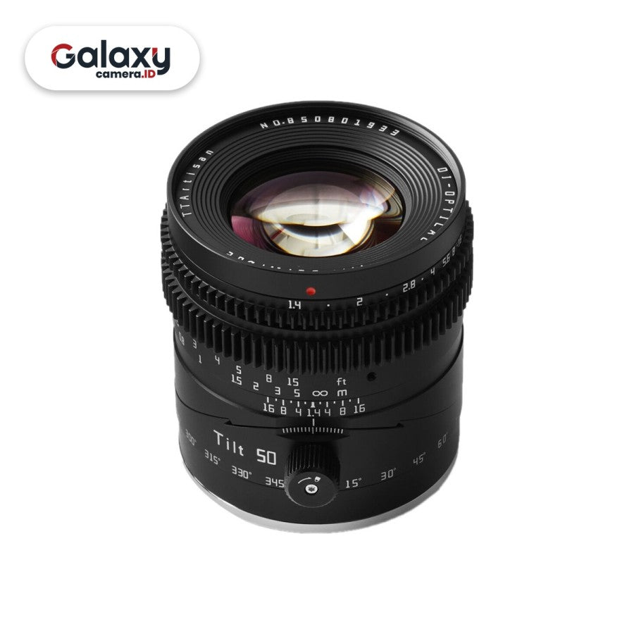 Lensa TTArtisan Tilt 50mm f1.4 For Canon RF