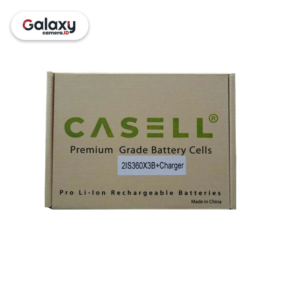 Casell Dual Battery Charger for Insta360 X3 2 Pcs