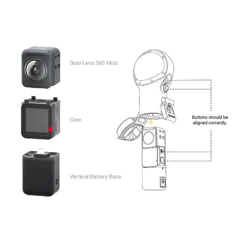 Insta360 ONE R Dive Case 360 Lens Mod (30 Meters)
