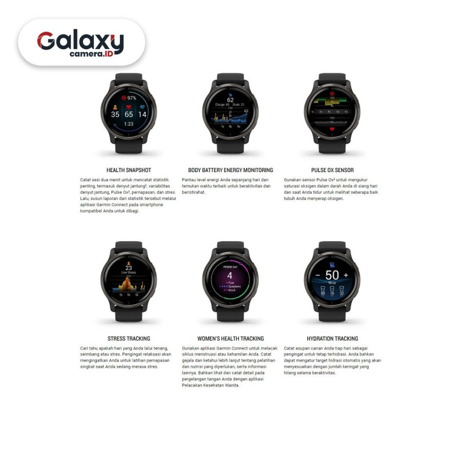 Garmin Venu 2 Venu2 GPS WIFI Smartwatch