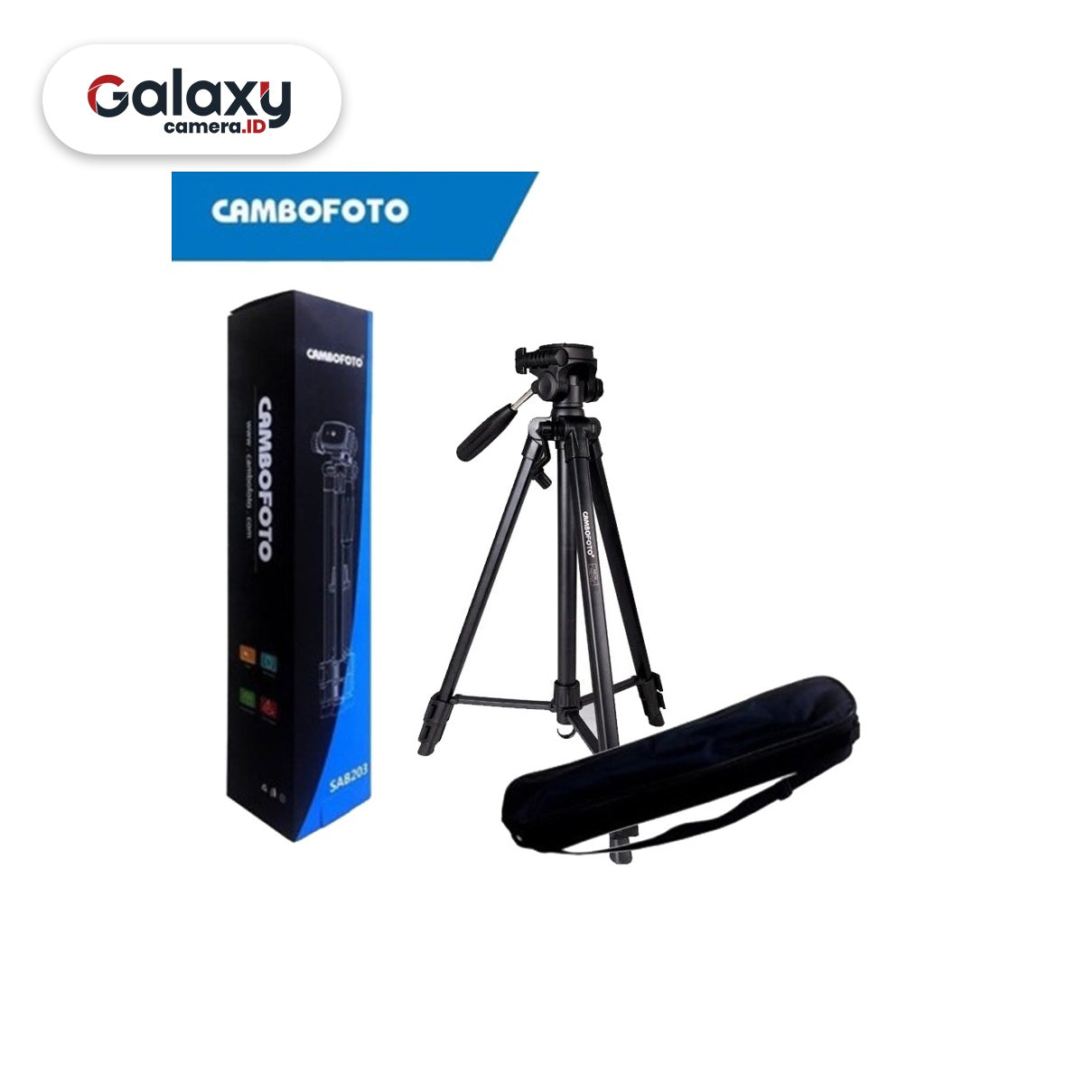 Cambofoto SAB-203 Multifunctions Tripod