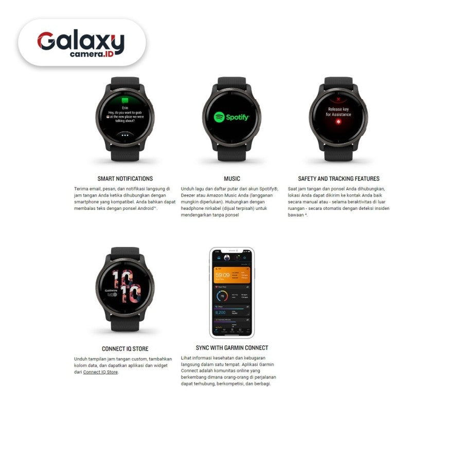 Garmin Venu 2 Venu2 GPS WIFI Smartwatch