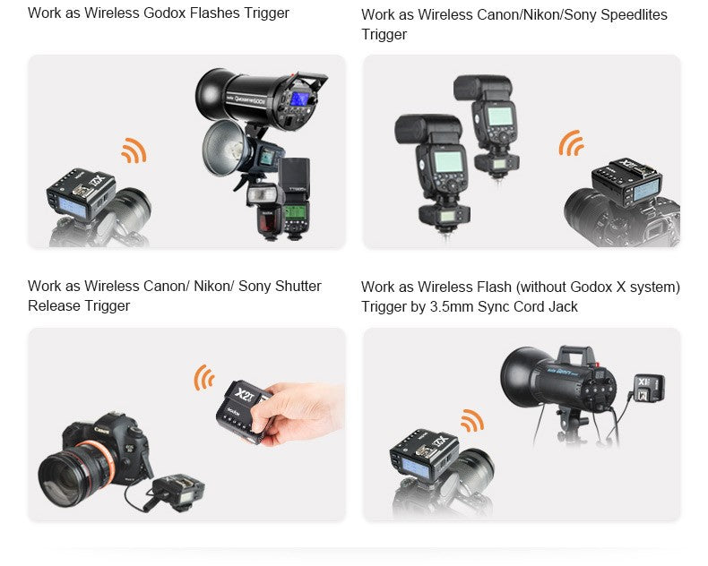 Godox X2T Flash Trigger for Digital Cameras