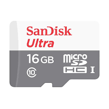 Memory Micro SD Sandisk ULTRA 16GB 80mb/s
