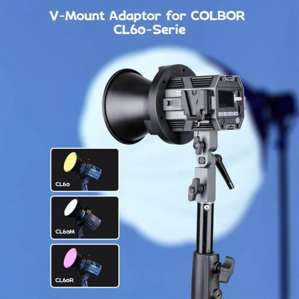 Colbor VM2 V Lock Battery Mount Plate Adapter for Colbor Video Light