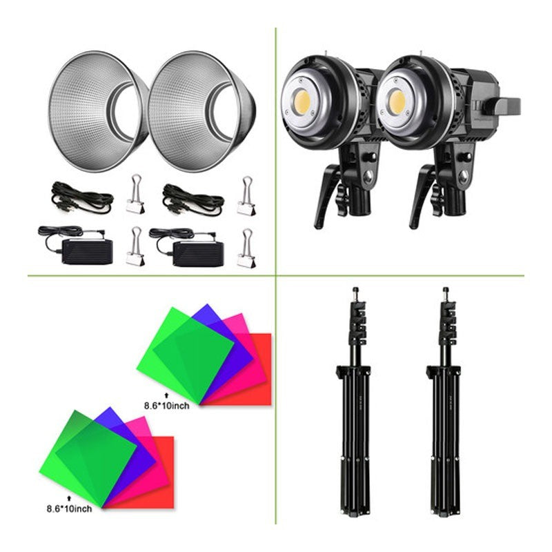 GVM LS-P80S-2D Fresnel 2 LED Light
