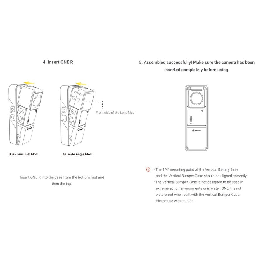 Insta360 ONE R Vertical Bumper Case