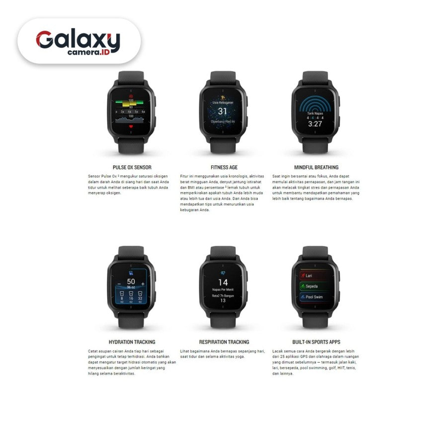 Garmin Venu SQ 2 Square 2 Music Smartwatch