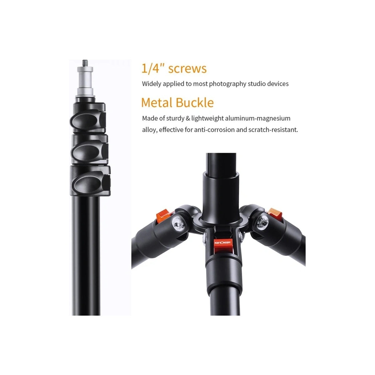 K&F Concept Heavy Duty Light Stand 2,3M