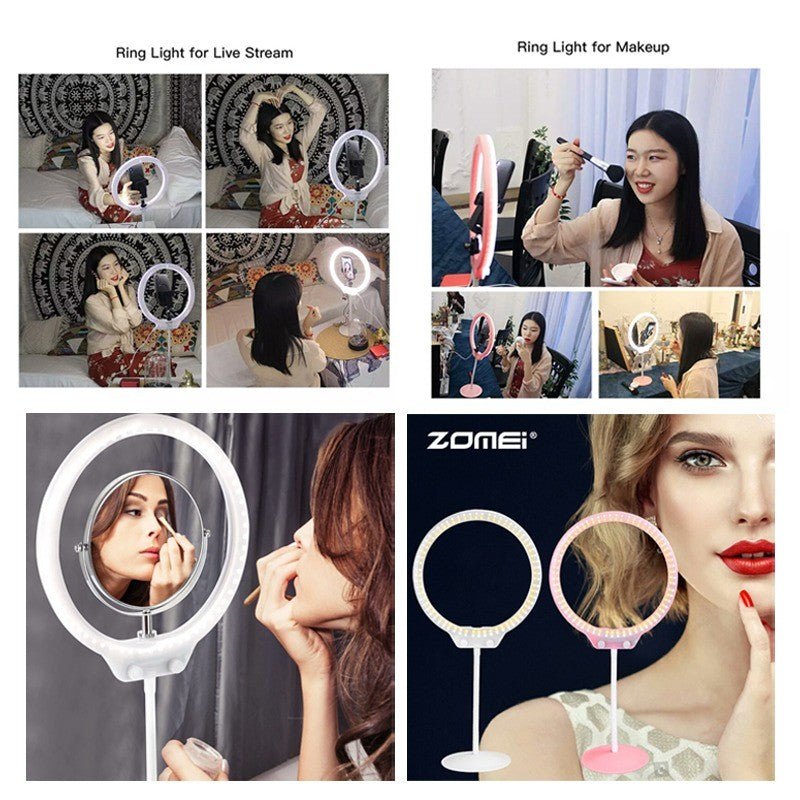 Zomei ZM-128 10.5" Pink LED Ring Light