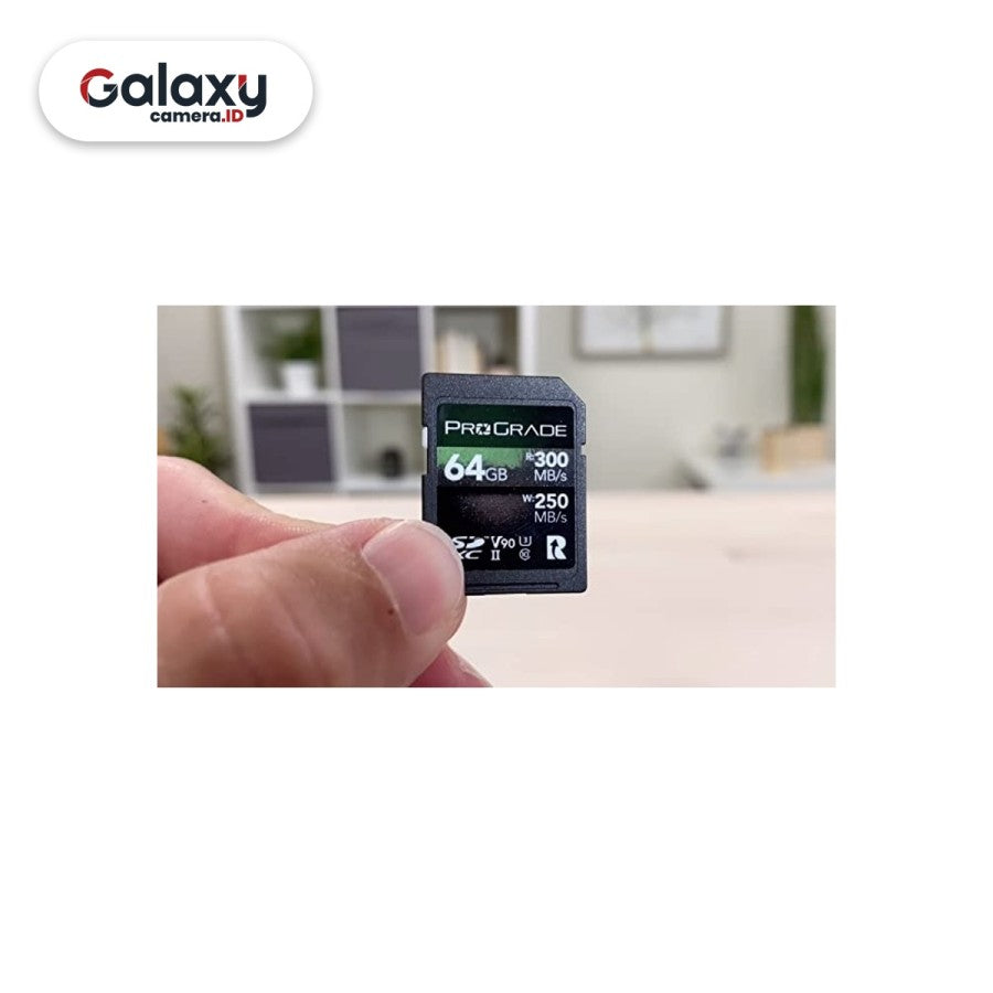 Memory PROGRADE SDXC COBALT 64GB UHS-II V90 300mb/s SD Card Original
