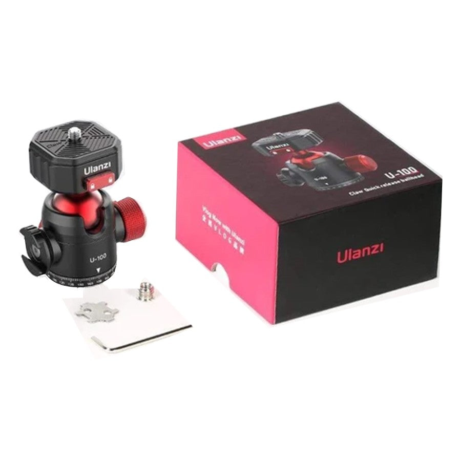 Ulanzi U-100 Metal Panoramic Ball Head with Claw Quick Release System