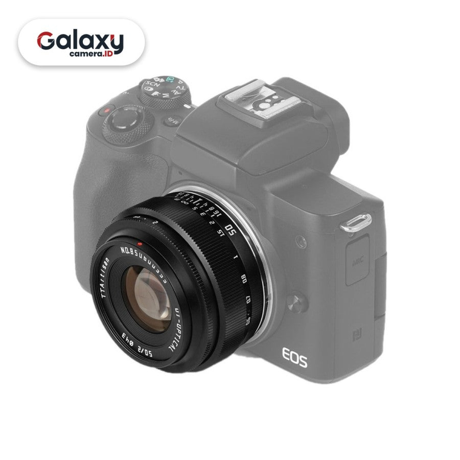 TTArtisan 50mm F2.0 For Canon EOS M EF-M Garansi Resmi