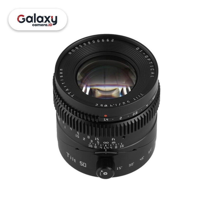 Lensa TTArtisan Tilt 50mm f1.4 For Sony E FullFrame Garansi Resmi