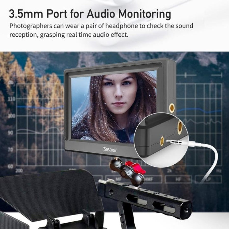 Desview MAVO P5 5.5" Camera Field Monitor 4K HDMI Input Kit