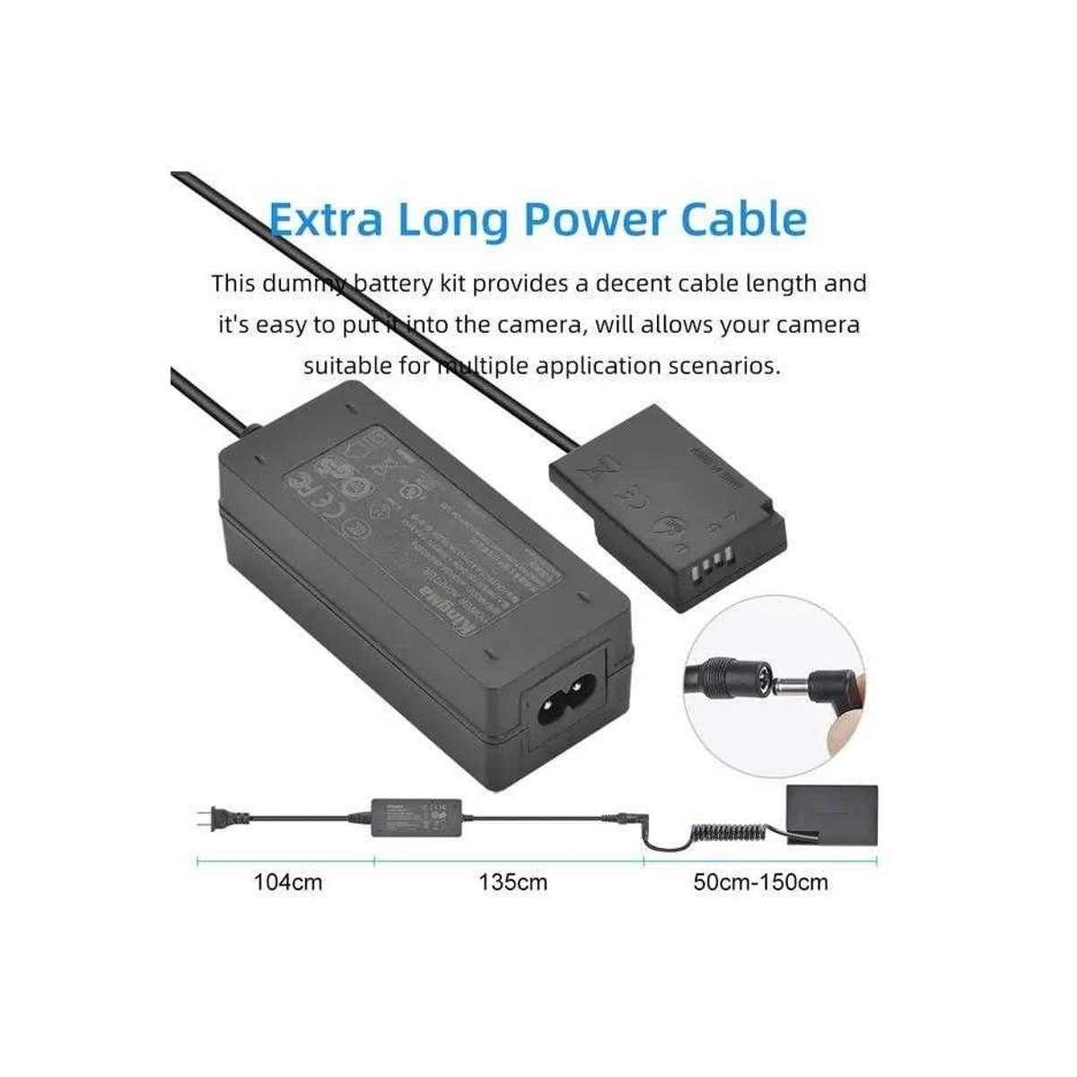 KINGMA Dummy Batery For Canon LP-E17 Kit With Adaptor Power
