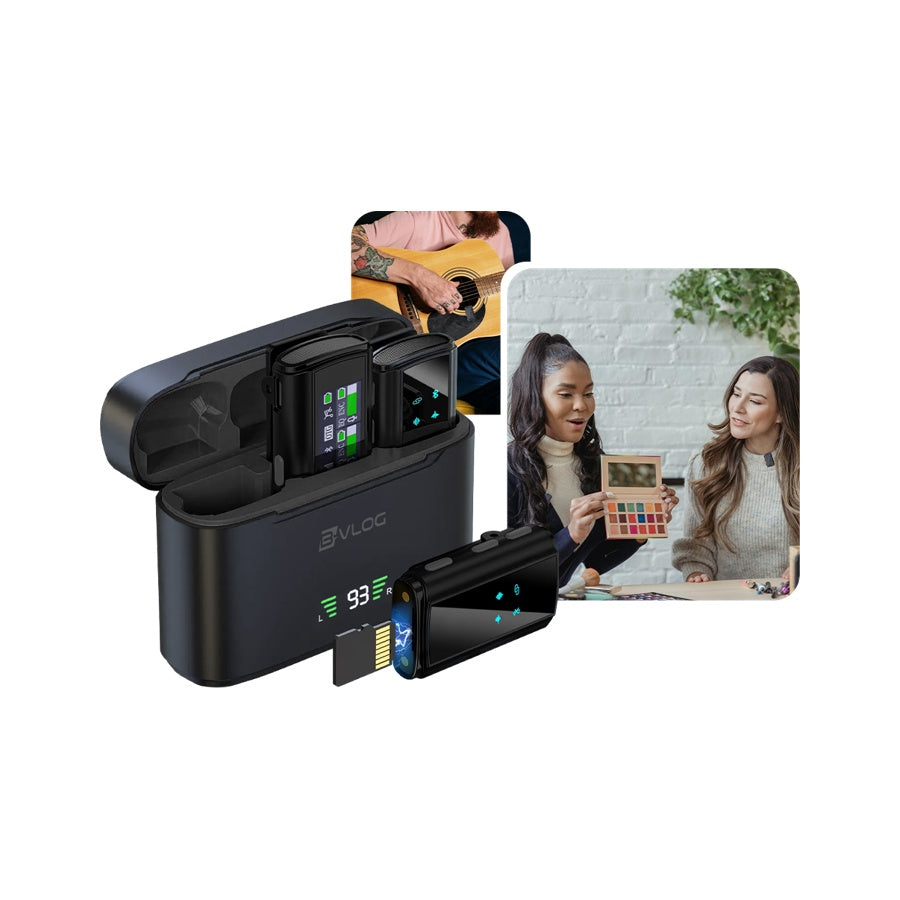 Brica B-VLOG M4 Dual Wireless Microphone