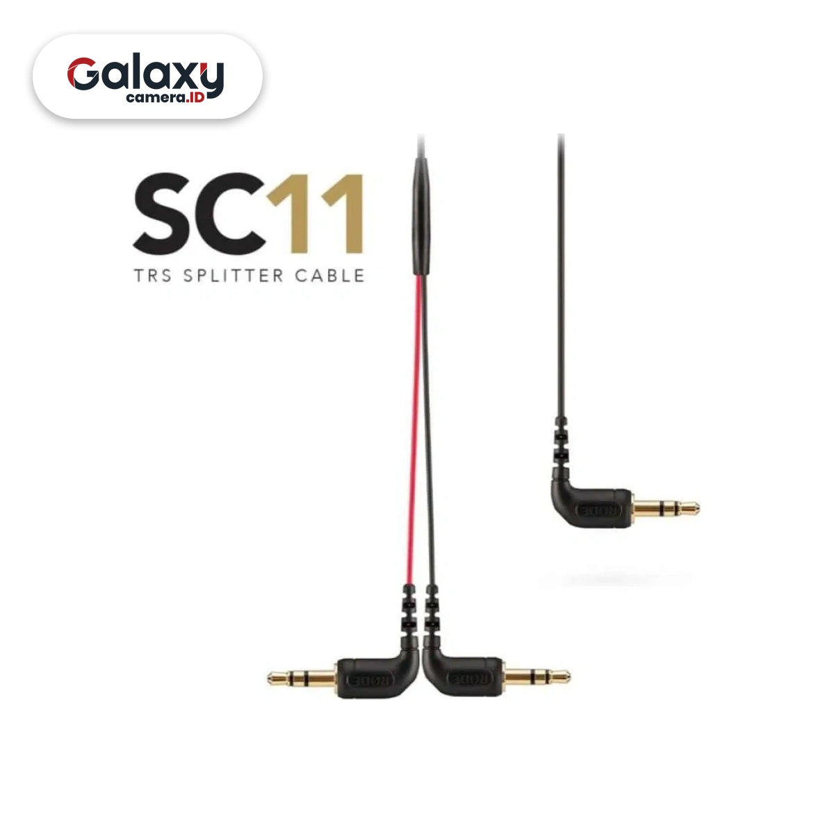 Rode SC11 TRS Splitter Cable 3.5mm Male to Dual 3.5mm TRS Male SC 11