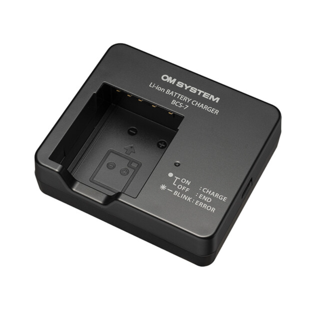 OM SYSTEM BCS-7 Lithium Ion Battery Charger