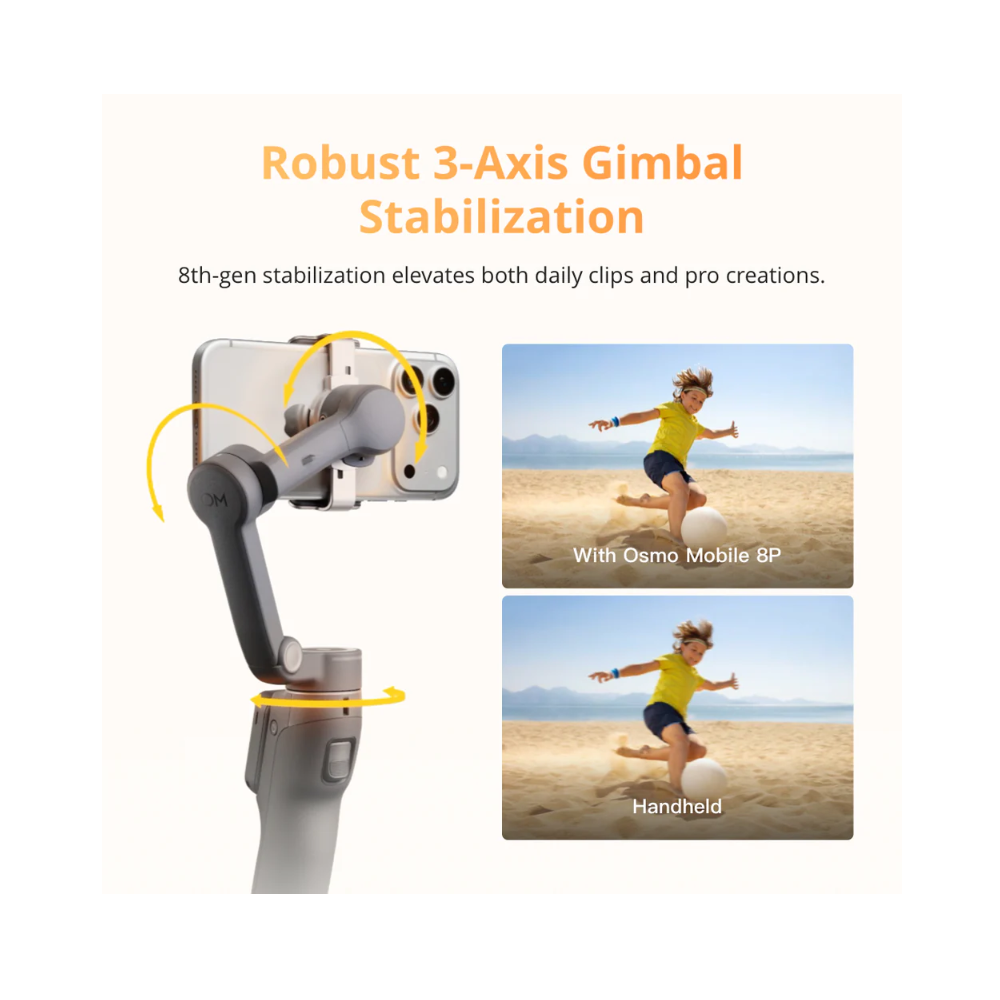 DJI Osmo mobile 8P Smartphone Gimbal Stabilizer