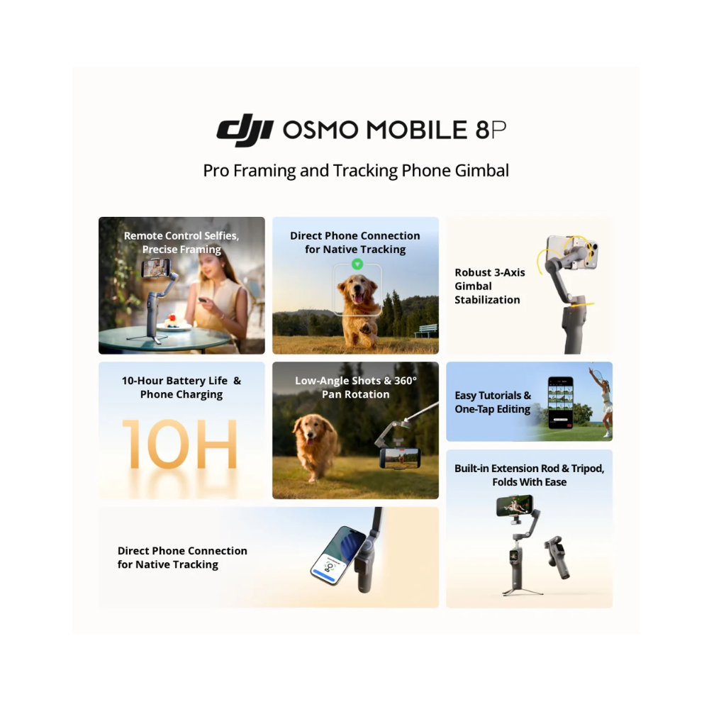 DJI Osmo mobile 8P Smartphone Gimbal Stabilizer