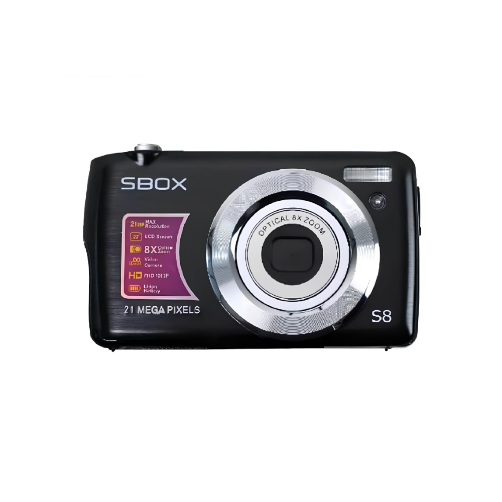 SBOX S8 21MP Digital Pocket Camera S-BOX S 8 Kamera Poket S BOX