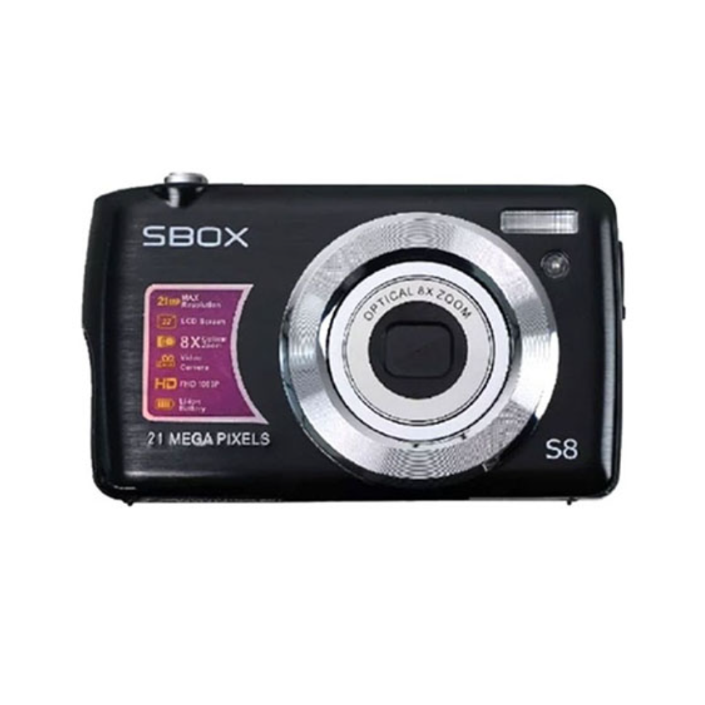 SBOX S8 21MP Digital Pocket Camera S-BOX S 8 Kamera Poket S BOX