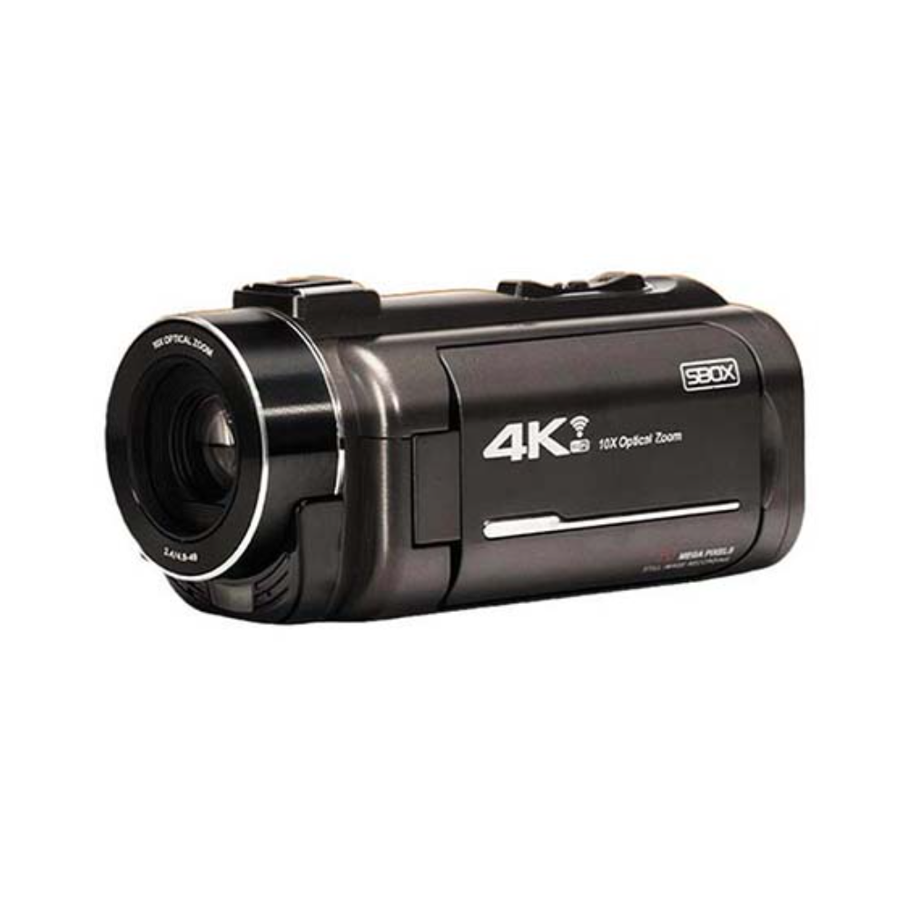 SBOX WX90 Camcorder 4K with 10x Optical Zoom Brown