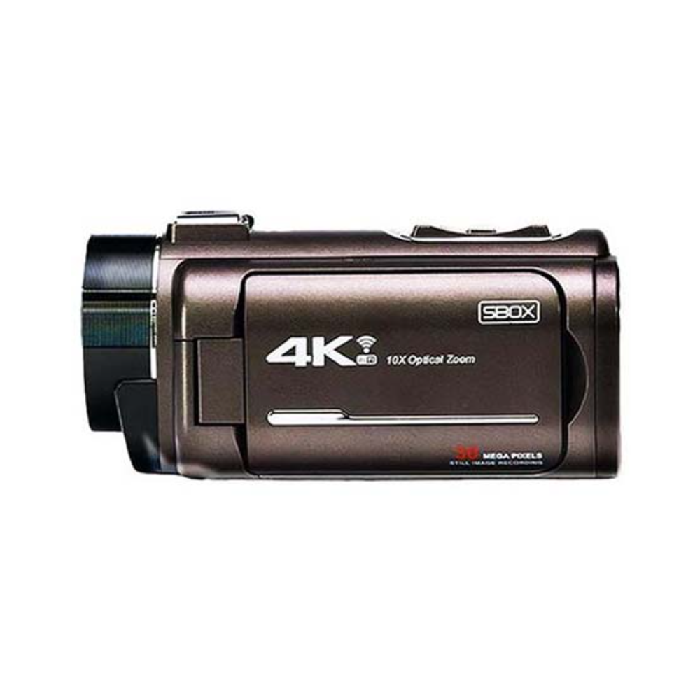 SBOX WX90 Camcorder 4K with 10x Optical Zoom Brown