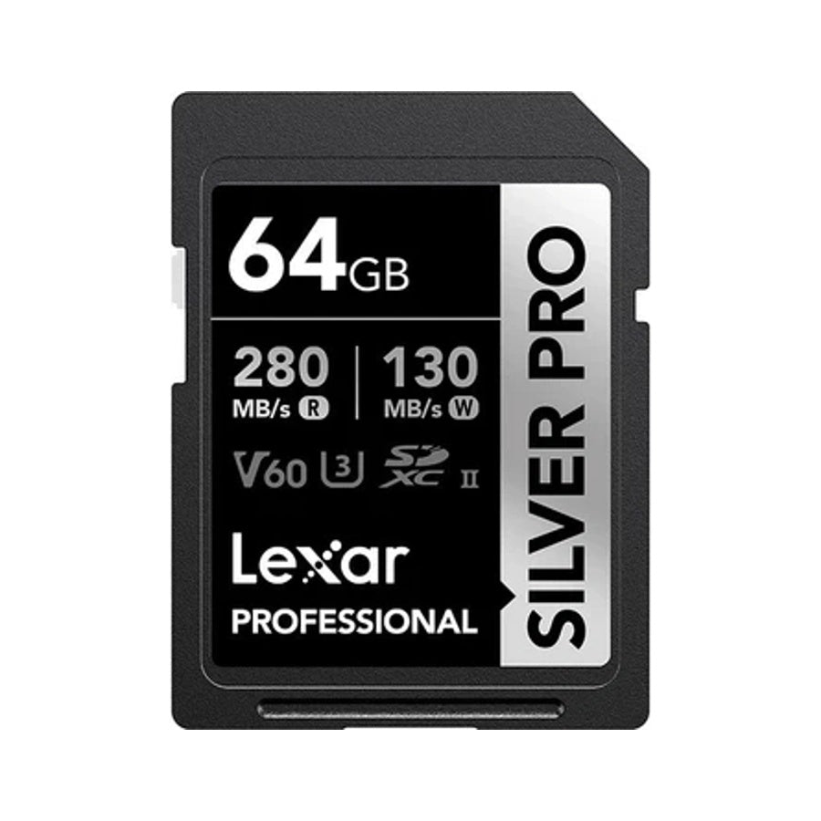 Lexar Professional SDXC SILVER PRO UHS-II Memory Card 280MB/s