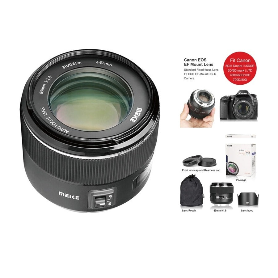 Meike AF 85mm f1.8 for Canon EF FullFrame