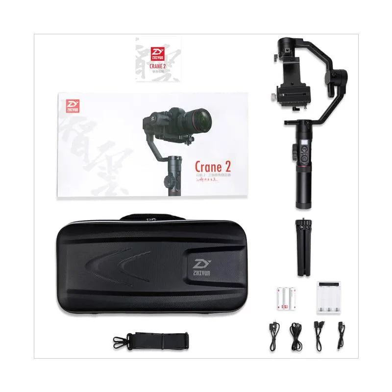 Zhiyun Crane 2 3 axis Gimbal Stabillizer with Follow Focus